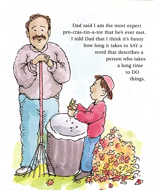 Harry talks it over with his dad.