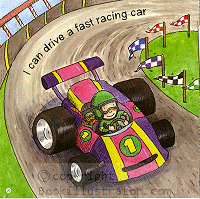 I can drive a race car.